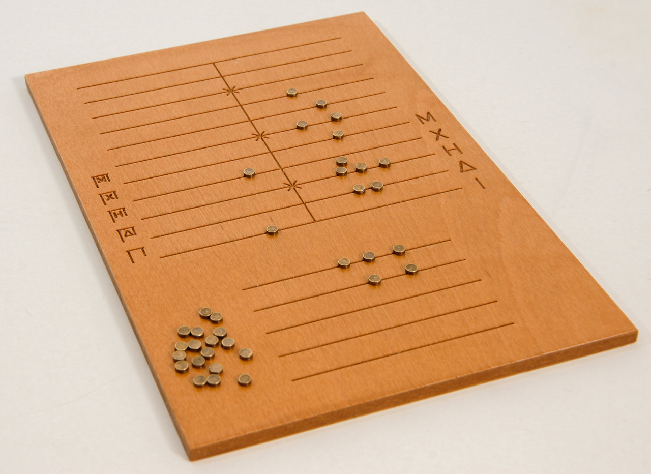 The Greek Abacus (5th c. B.C.)