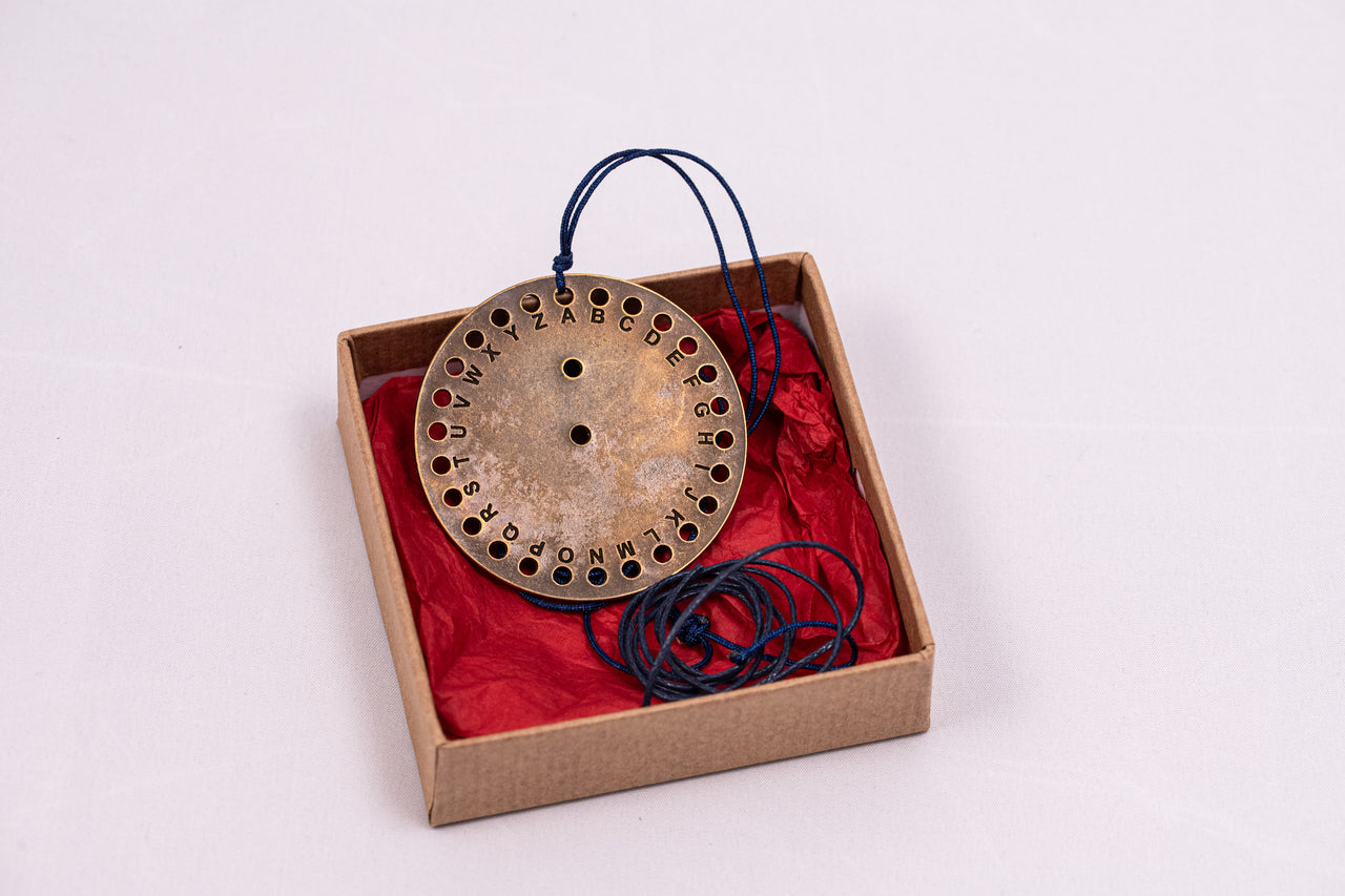 Necklace - The cryptographic disc of Aeneas