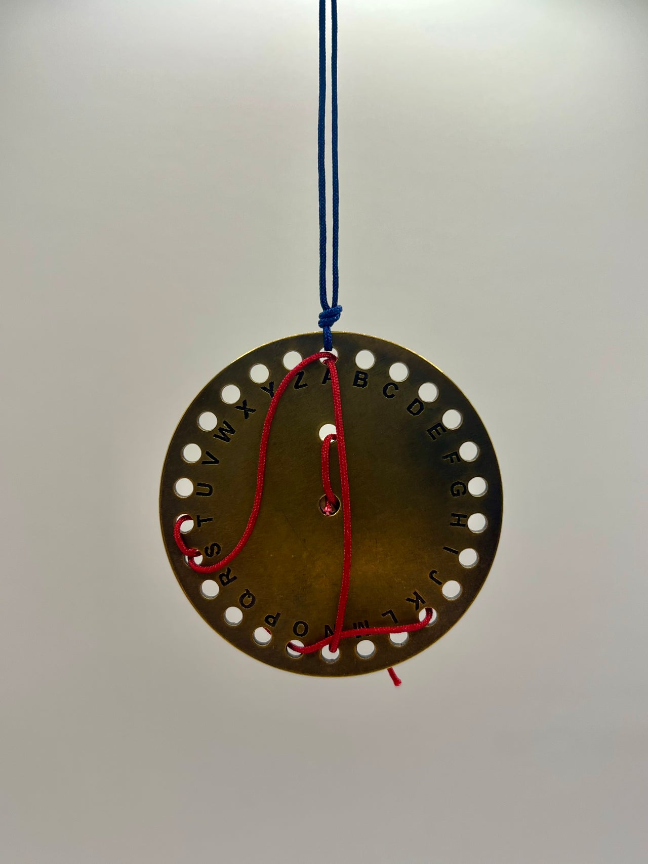 Necklace - The cryptographic disc of Aeneas