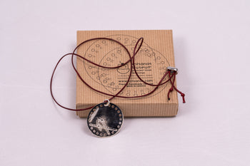 Silver Necklace - The cryptographic disc of Aeneas