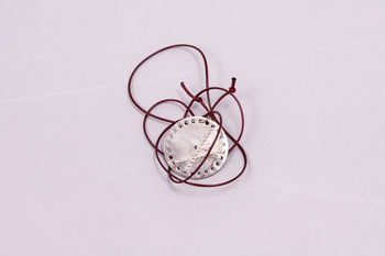 Silver Necklace - The cryptographic disc of Aeneas