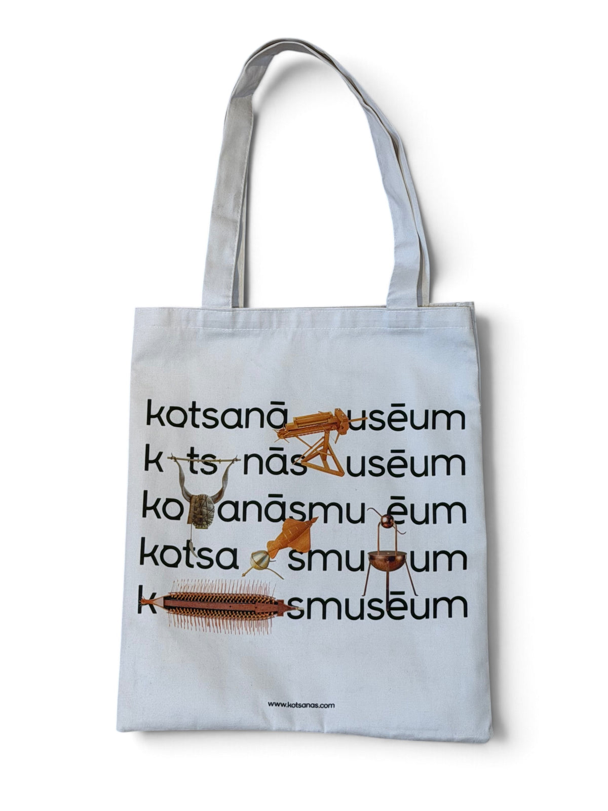 Kotsanas Museum tote bag, ancient inventions side